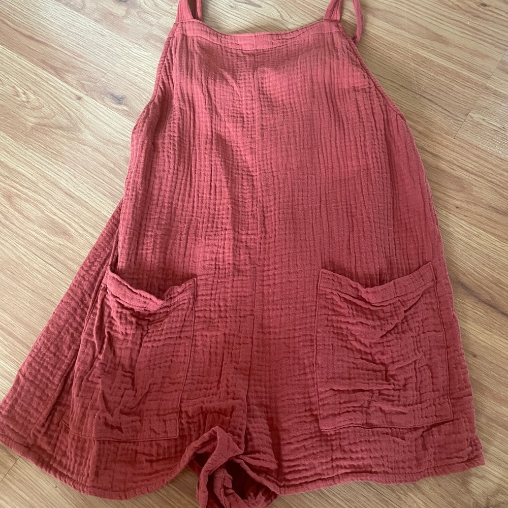 Red/ Terracotta Romper!
